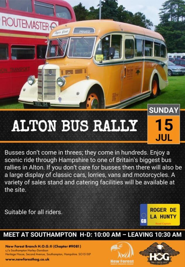 Alton Bus Rally New Forest Chapter 9081