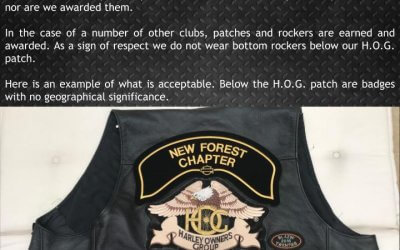 Pins , Patches and Welcome Packs. Update from HOG UK and Ireland