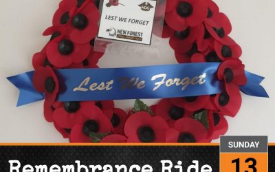 Remembrance Ride 13th Nov.