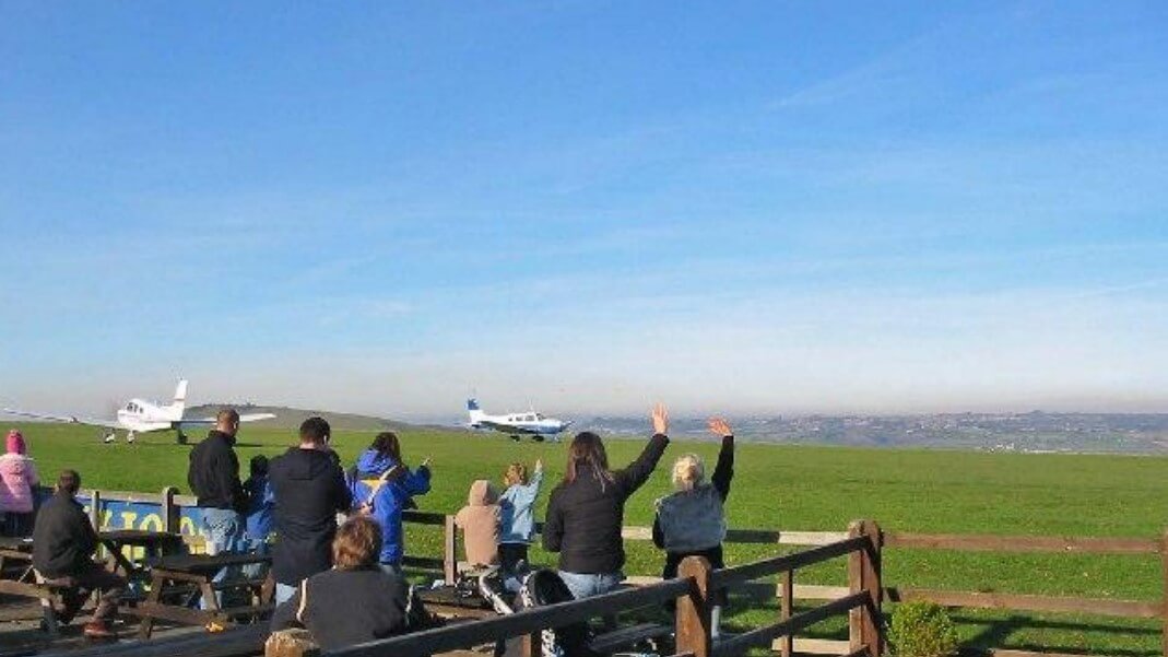 Claire’s Ride to  Compton Abbas Airfield